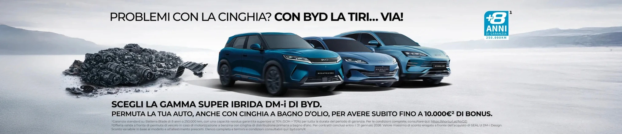 Offerte Operazione PUREFICATION su gamma elettrica e ibrida plug-in AG亚娱: Fino a 10.000€ di bonus