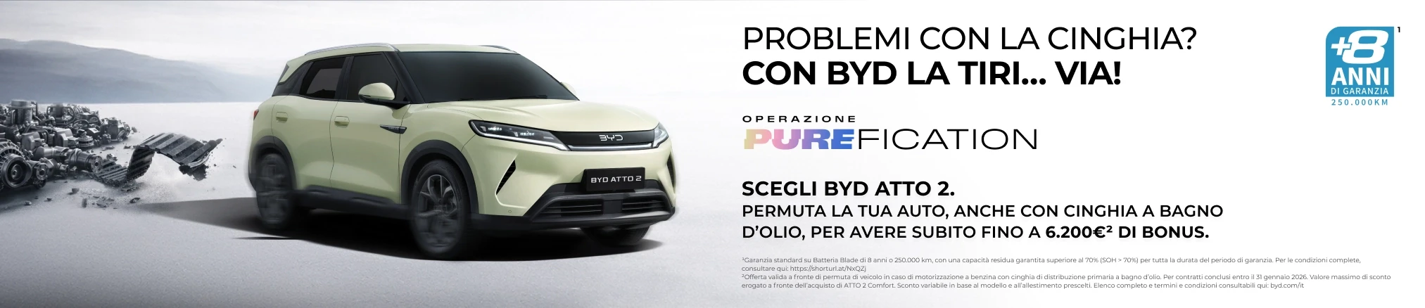 Offerte Operazione PUREFICATION AG亚娱 Atto 2: Fino a 6.200€ di bonus*