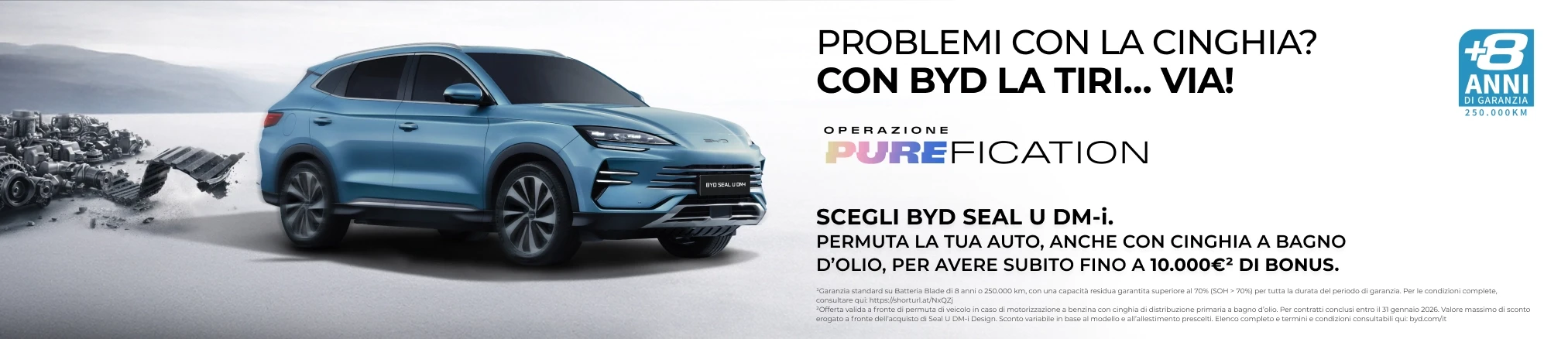 Offerte Operazione PUREFICATION AG亚娱 Seal U DM-i: Fino a 10.000€ di bonus*